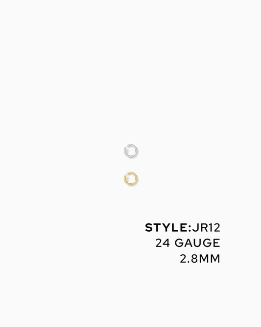 Jump Rings 2.8mm OD, 24g, JR12