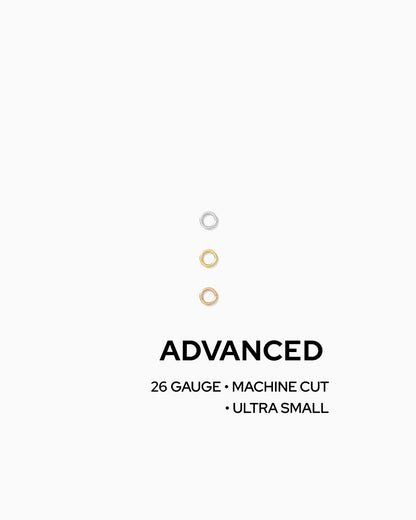 26 Gauge 2.3mm Machine-Cut Jump Rings, JR15 — Advanced