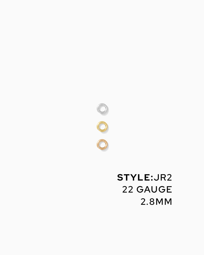 Jump Rings 2.8mm OD, 22g, JR2
