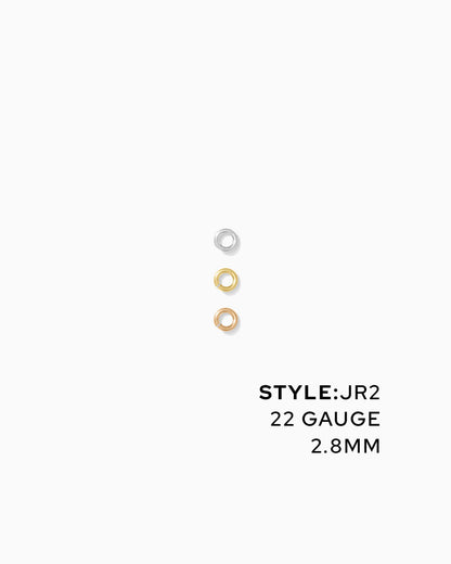Jump Rings 2.8mm OD, 22g, JR2