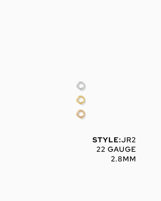 Jump Rings 2.8mm OD, 22g, JR2