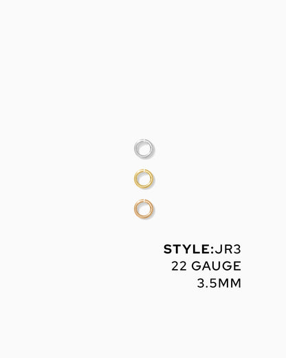 Jump Rings 3.5mm OD, 22g, JR3