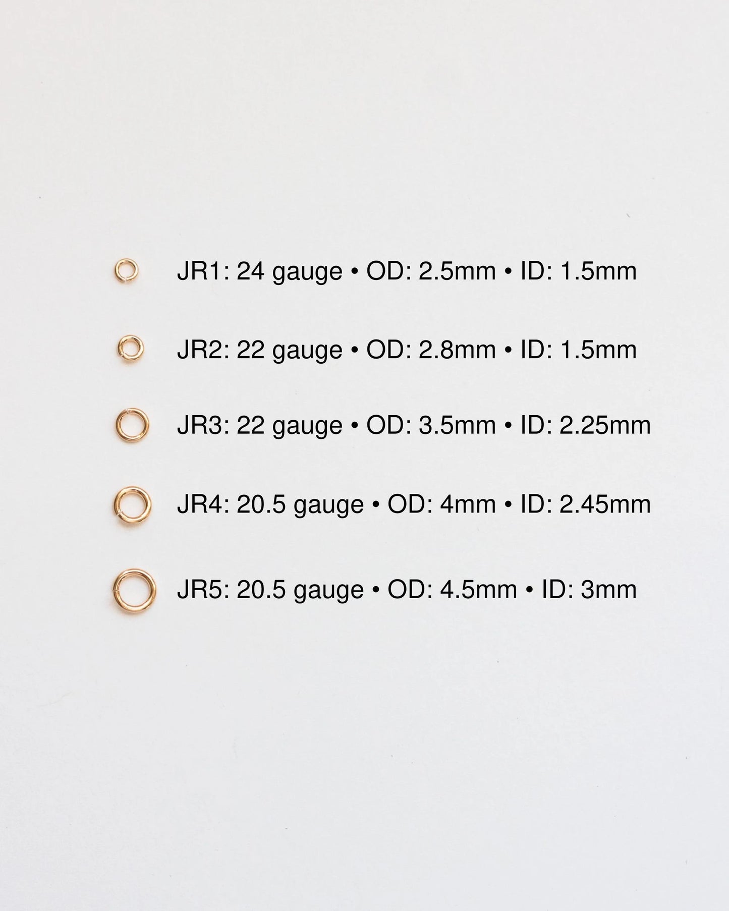 Jump Rings 3mm OD, 20.5g, JR5