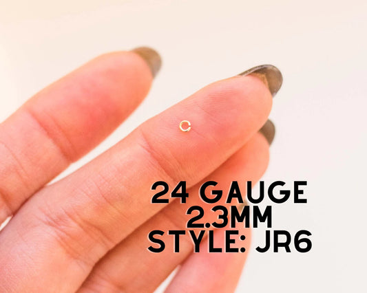 Jump Rings 2.3mm OD, 24g, JR6