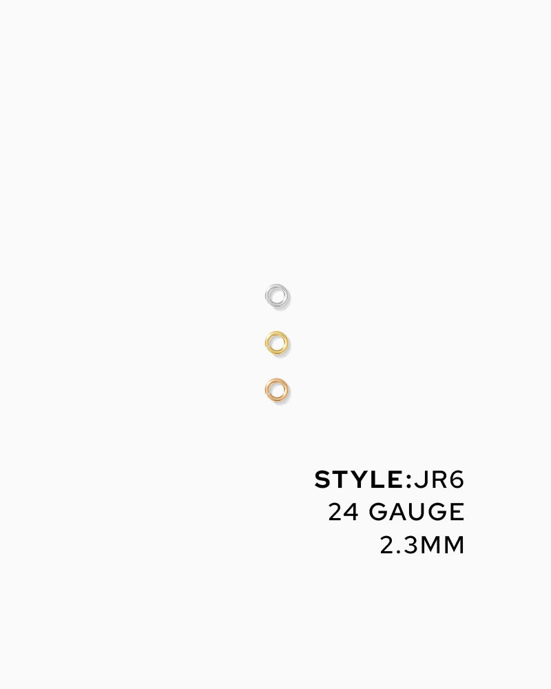 Jump Rings 2.3mm OD, 24g, JR6
