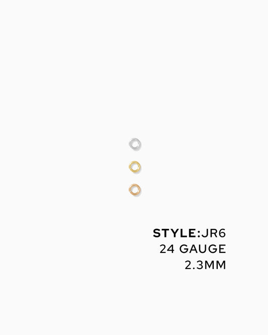 Jump Rings 2.3mm OD, 24g, JR6