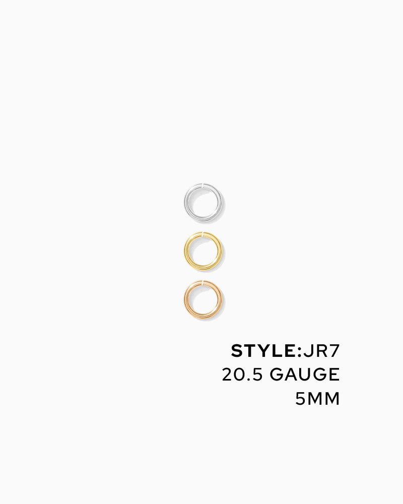 Jump Rings 5mm OD, 20.5g, JR7