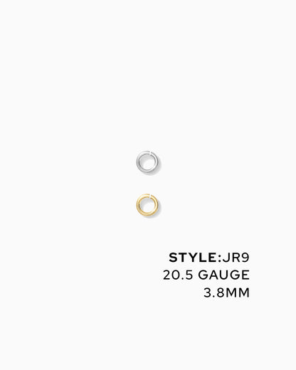 Jump Rings 3.8mm OD, 20.5g, JR9