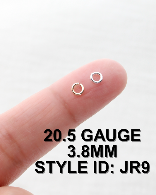 Jump Rings 3.8mm OD, 20.5g, JR9
