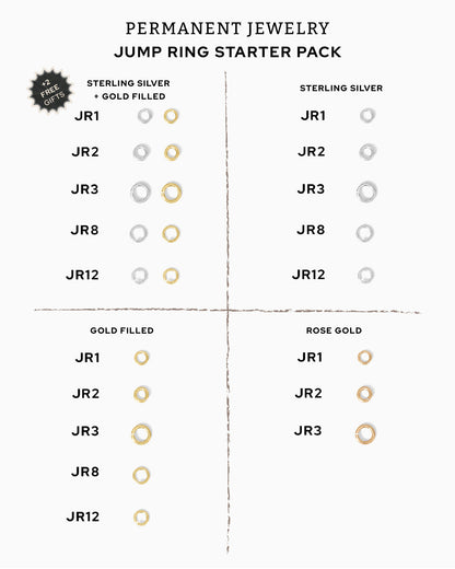 Jump Ring Starter Pack, JRBP100