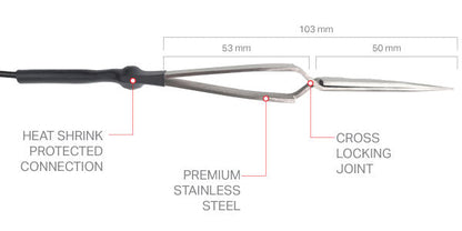 Orion Crosslock Tweezer for Permanent Jewelry