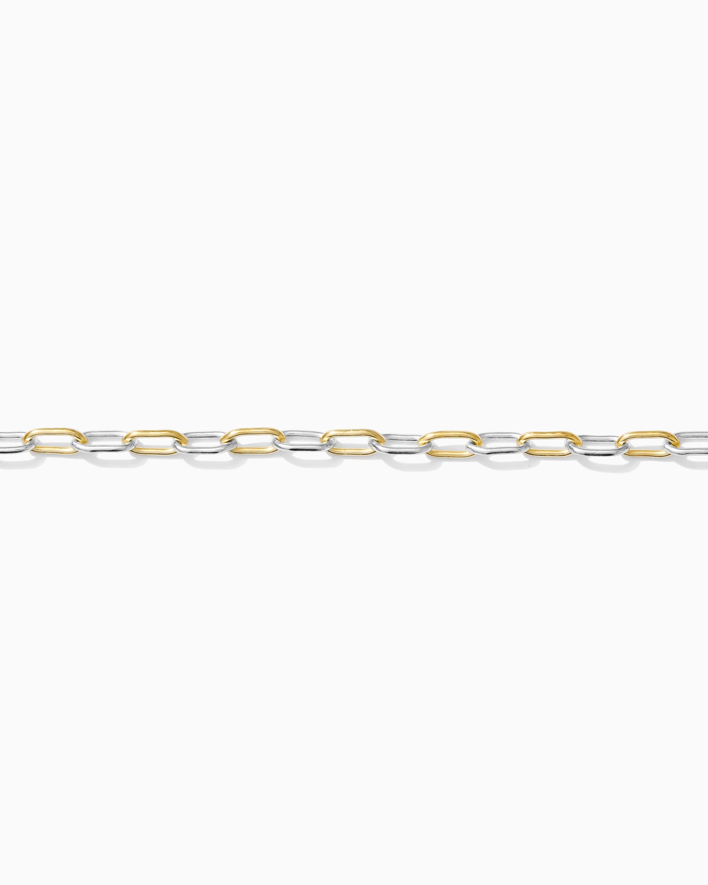 3mm Paperclip Mixed Metal Chain, M241