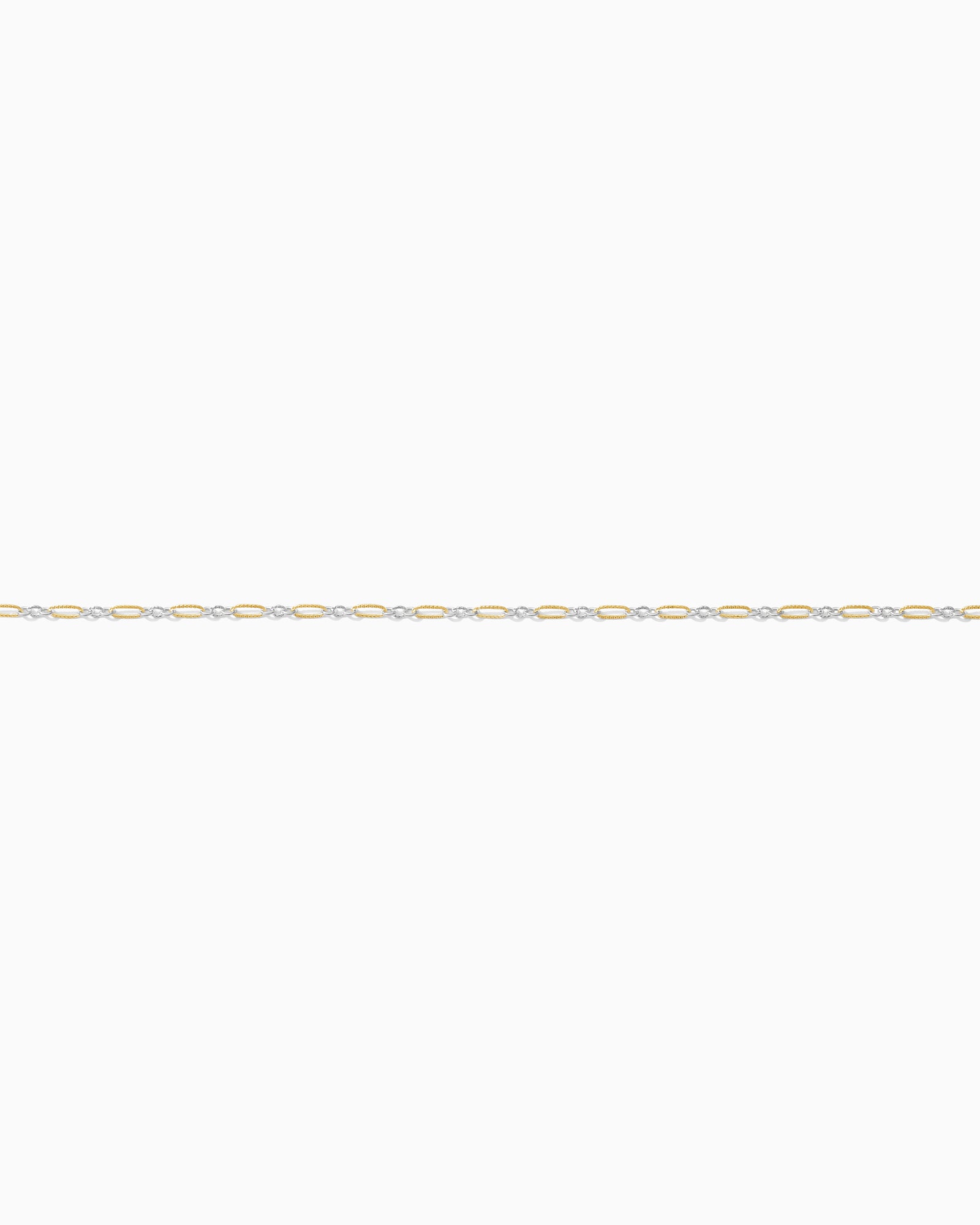 1.4mm long and short mixed metal chain 1+3,  M269