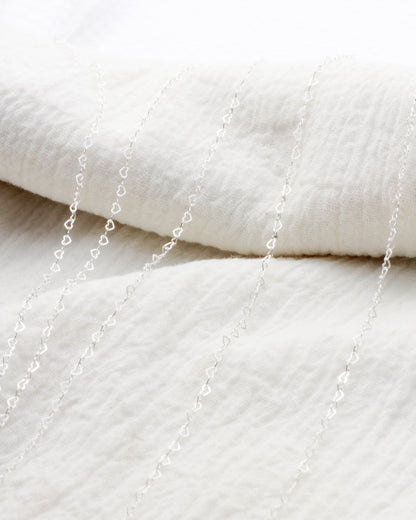 1.6mm Flat Heart Chain, S181