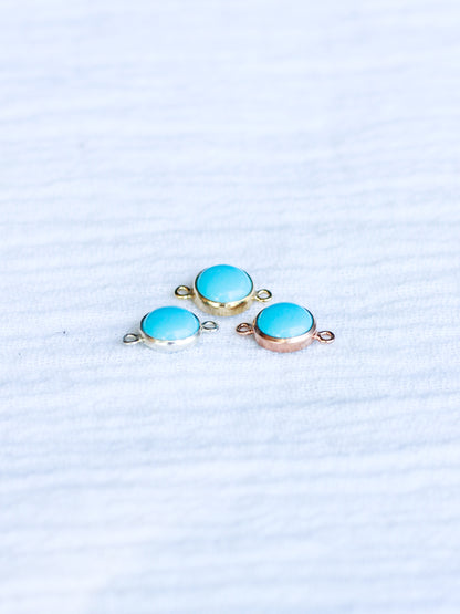 6mm Turquoise Connector, CN202