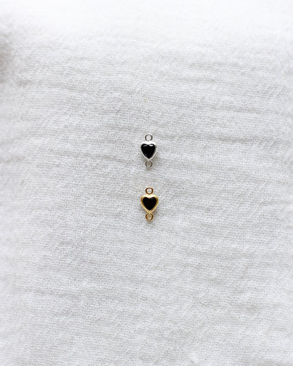 4mm Vertical Heart Onyx Connector, CN347