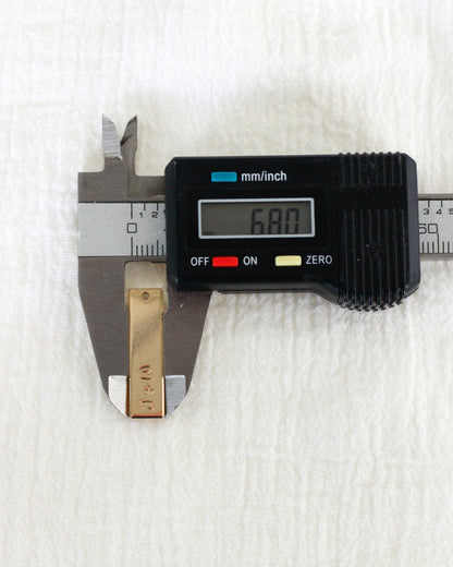 1"x6.4mm Custom Text Bar Charm, CH208