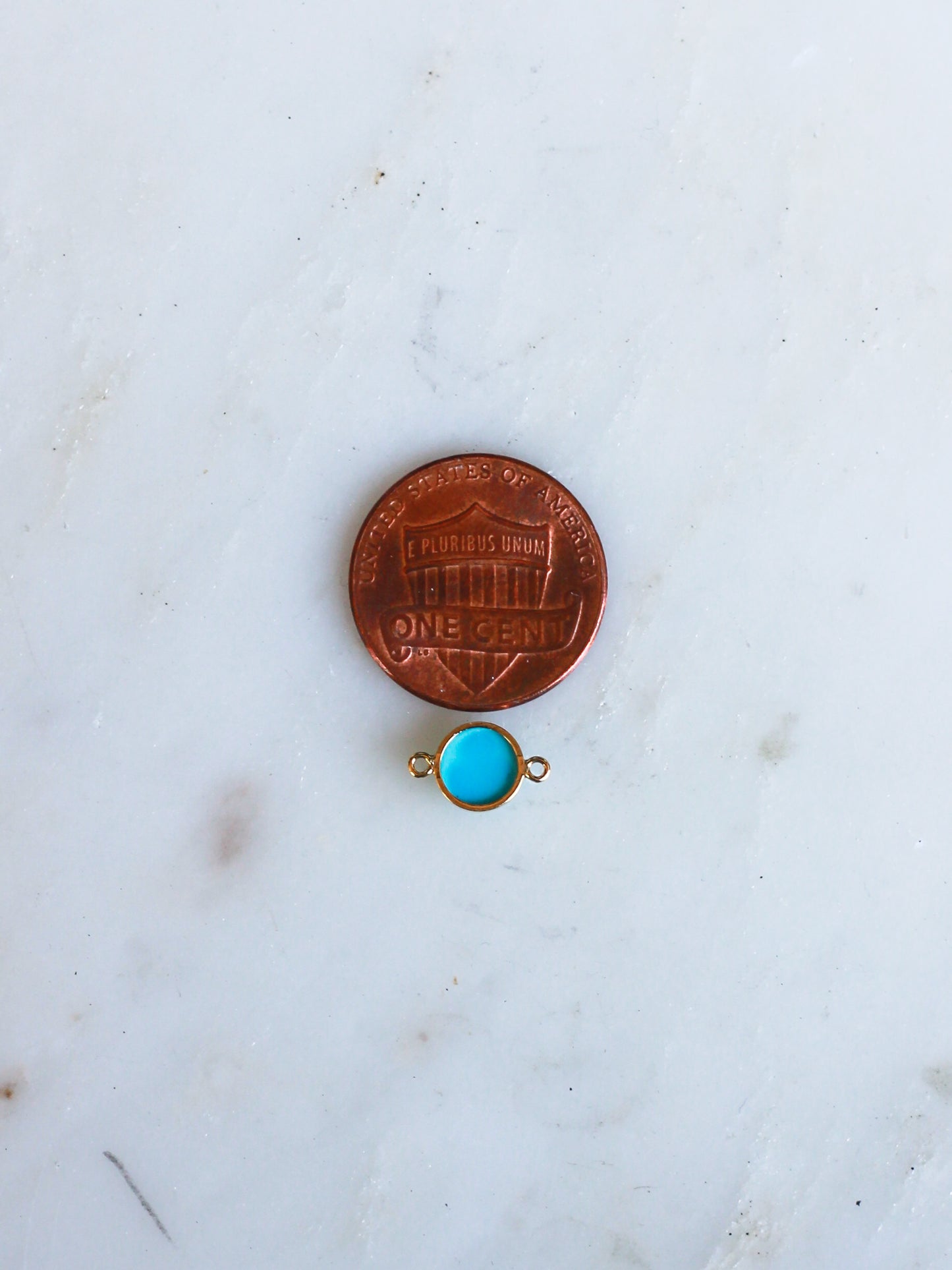 6mm Turquoise Connector, CN202