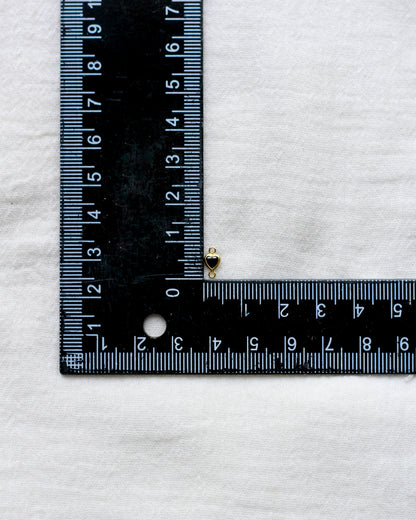4mm Vertical Heart Onyx Connector, CN347