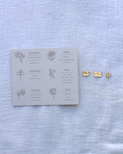 Birthflower Cards for CN01,CH05, SCN508, MC02