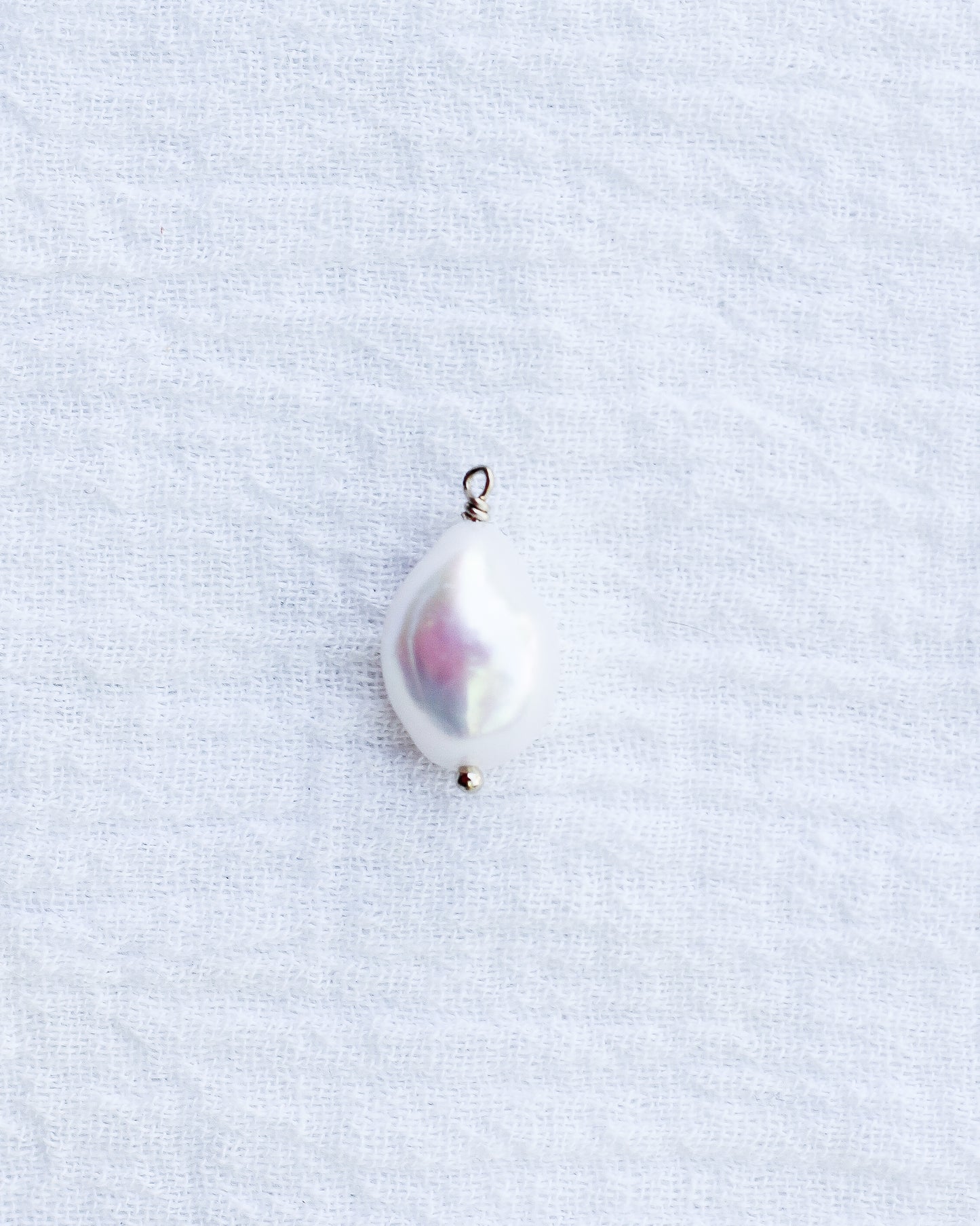 Freshwater Pearl Baroque Shape Charm, CH127