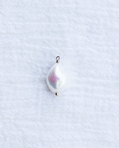 Freshwater Pearl Baroque Shape Charm, CH127