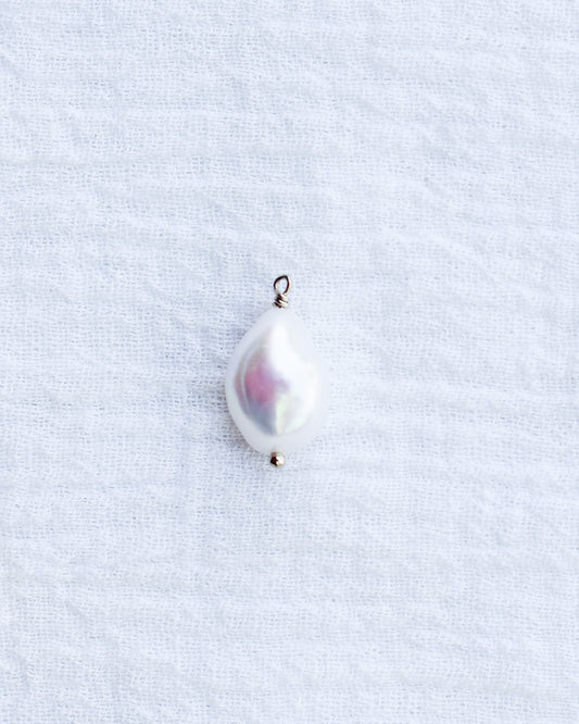 Freshwater Pearl Baroque Shape Charm, CH127