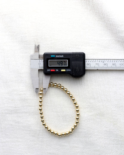 6.5" 5mm Beaded Bracelet, BR07