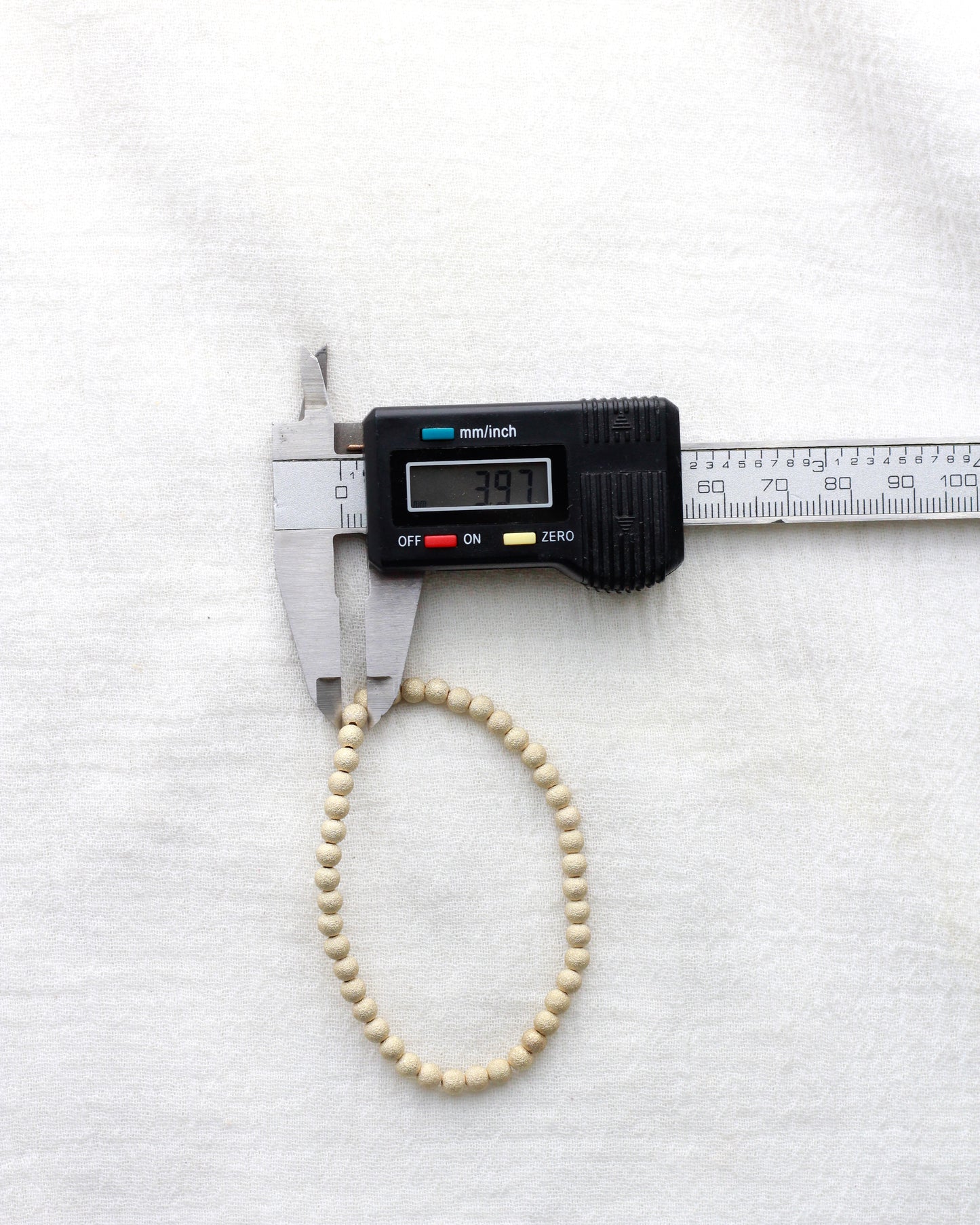 4mm Stardust Beaded Stretchy Bracelet, BR44