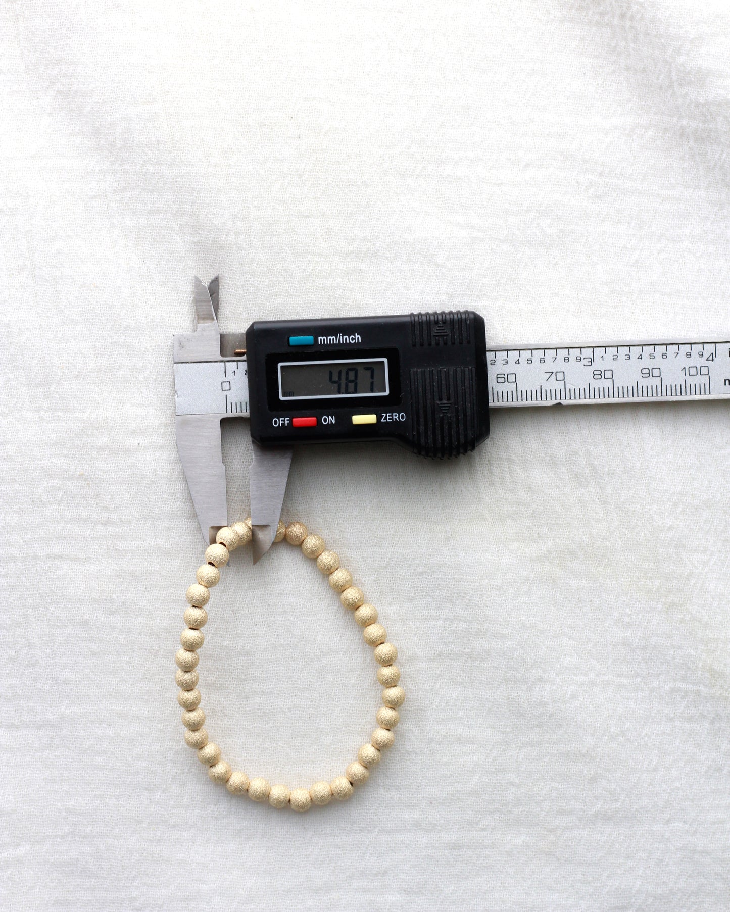 5mm Stardust Beaded Stretchy Bracelet, BR45