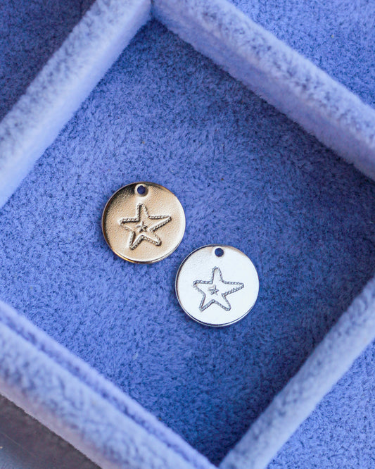 12.7mm Starfish Pendant, CH136