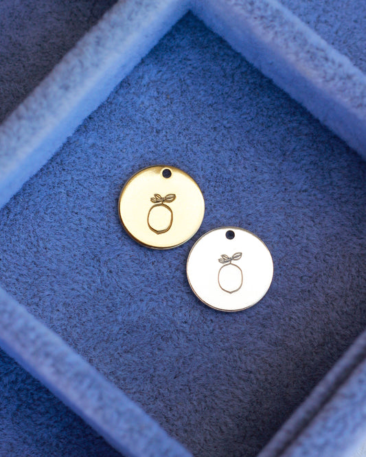12.7mm Lemon Pendant, CH146