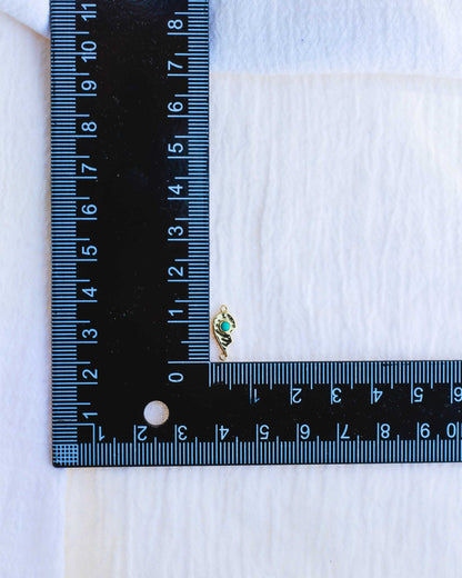 Best Friends Heart Genuine Turquoise Connector, CN156