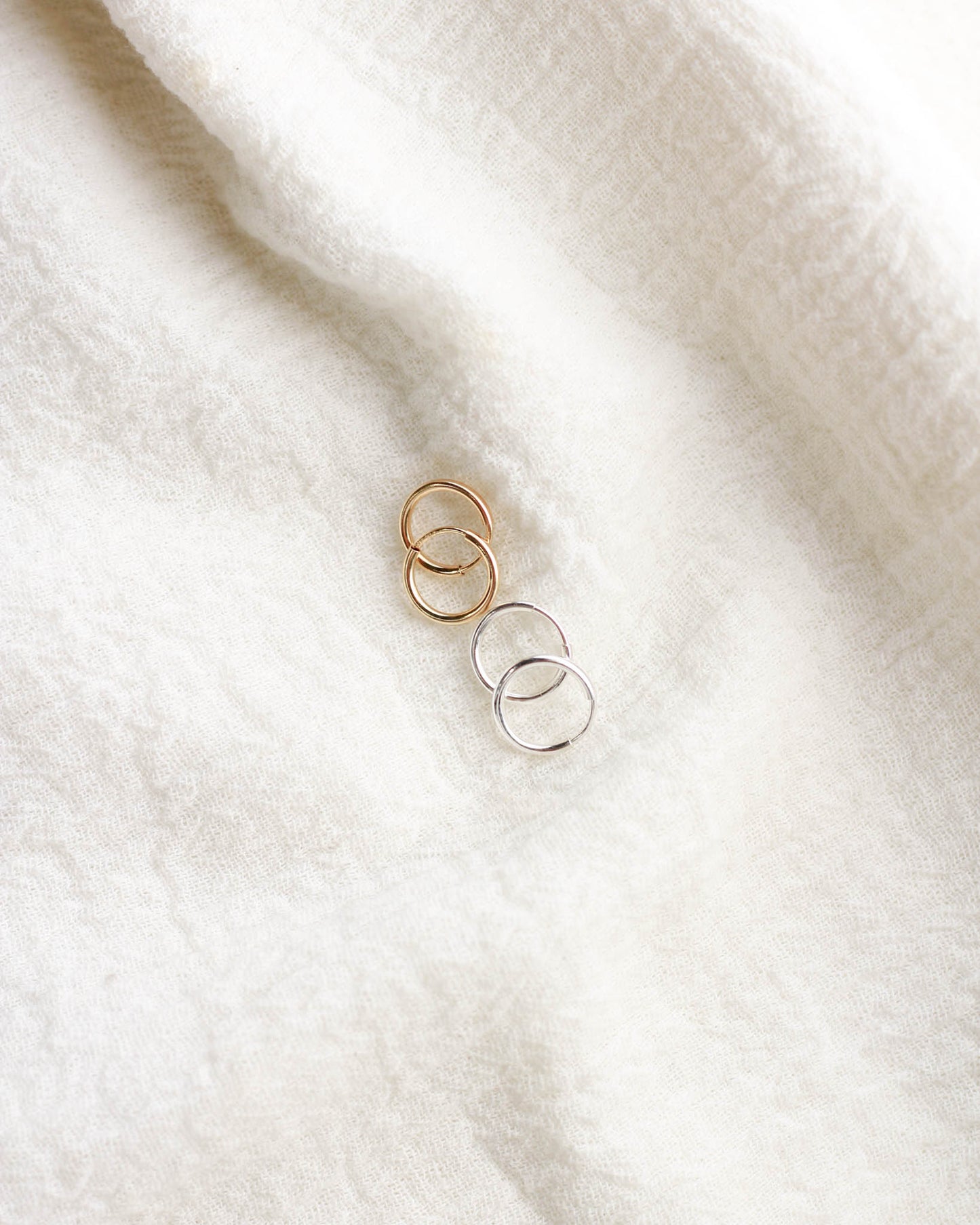 10mm Endless Hoop Earrings, E65