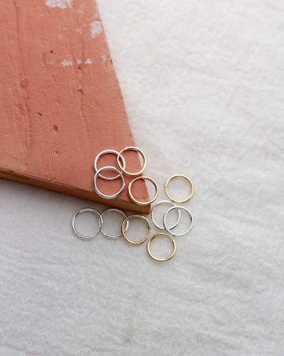 12mm Endless Hoop Earrings, E66