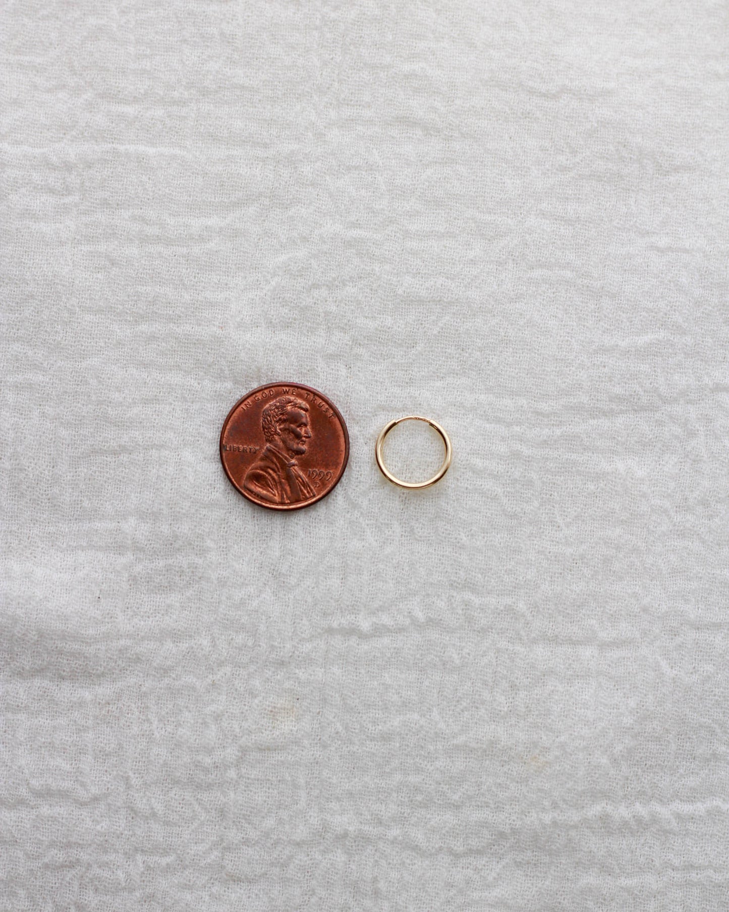 12mm Endless Hoop Earrings, E66