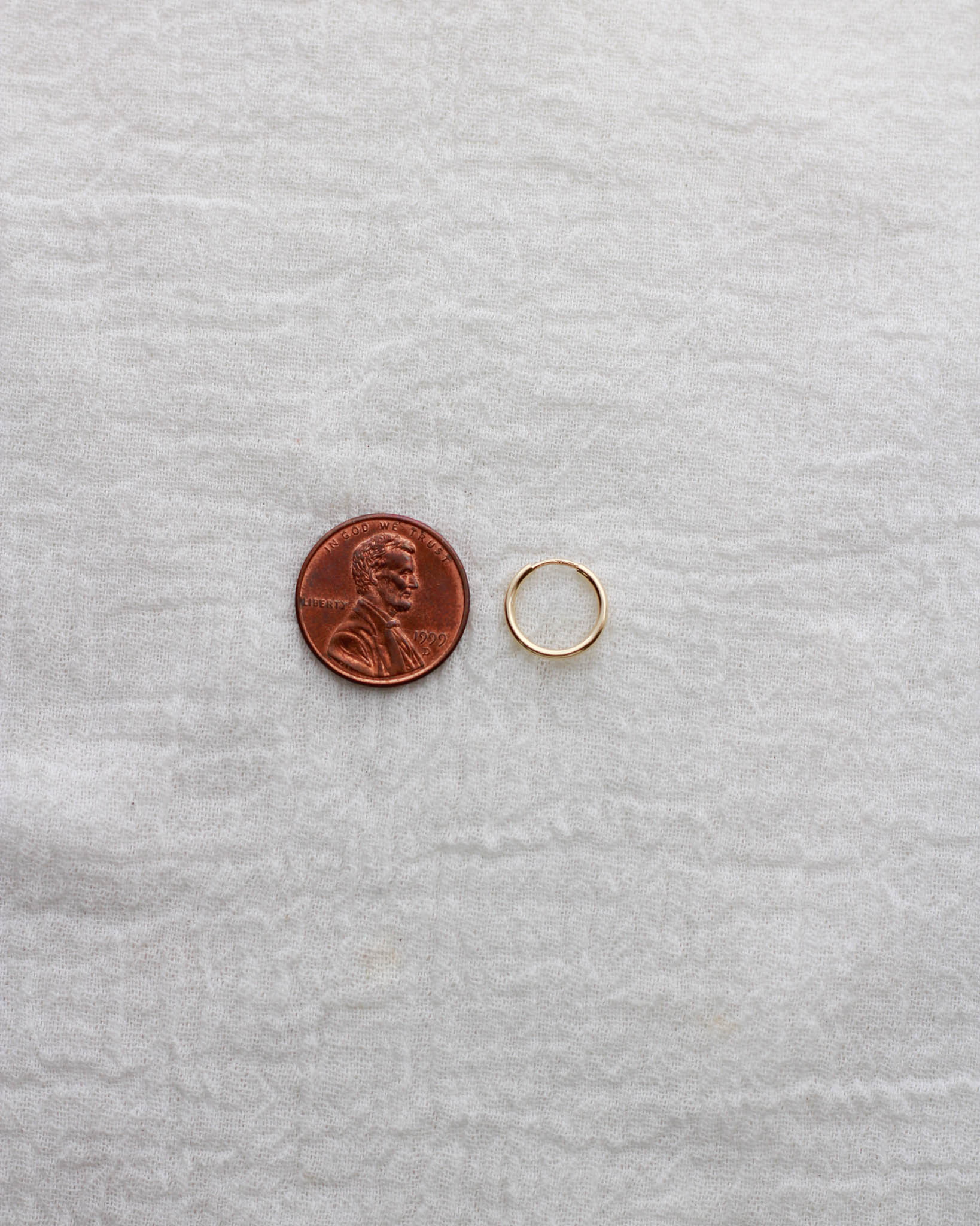 12mm Endless Hoop Earrings, E66
