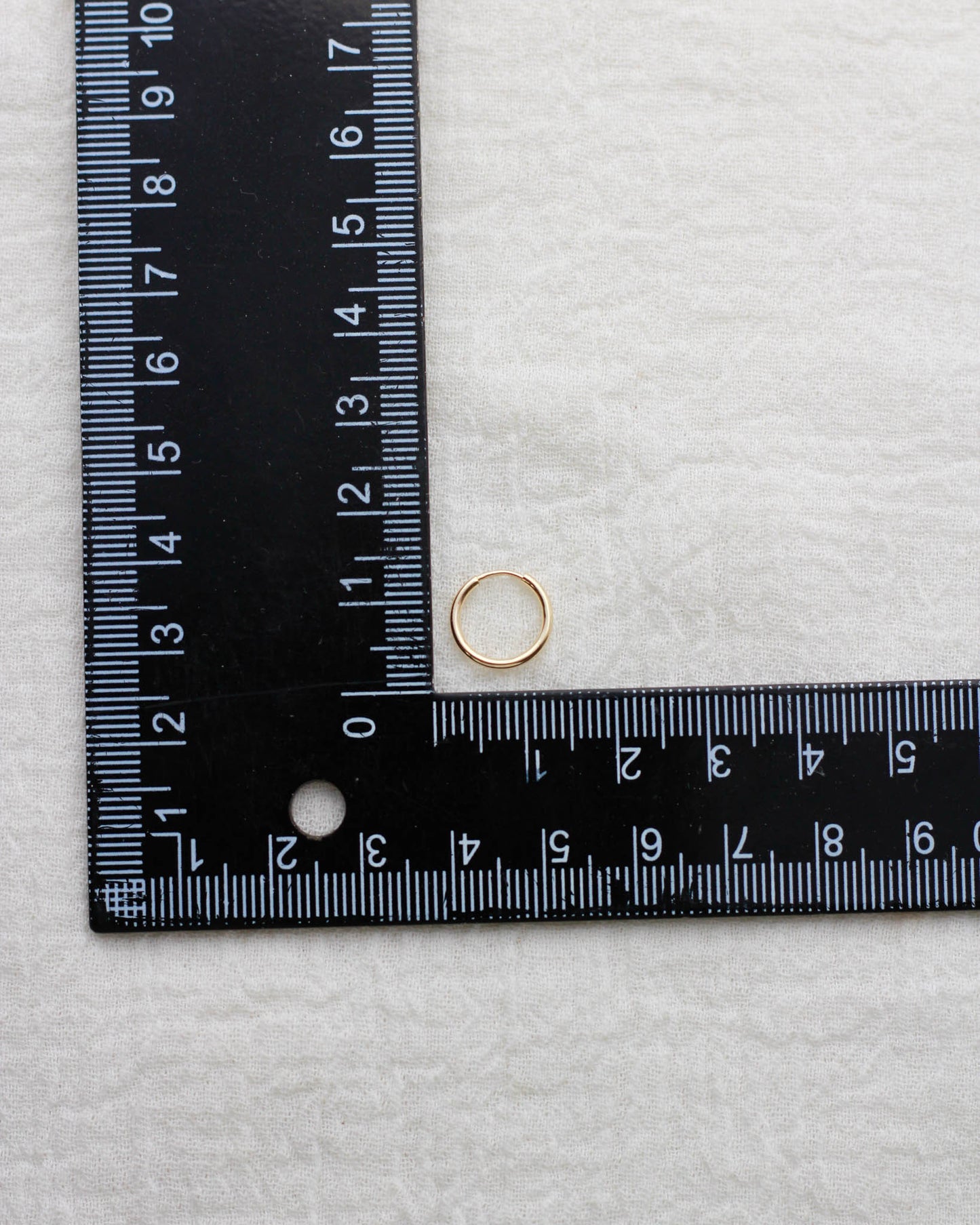 12mm Endless Hoop Earrings, E66