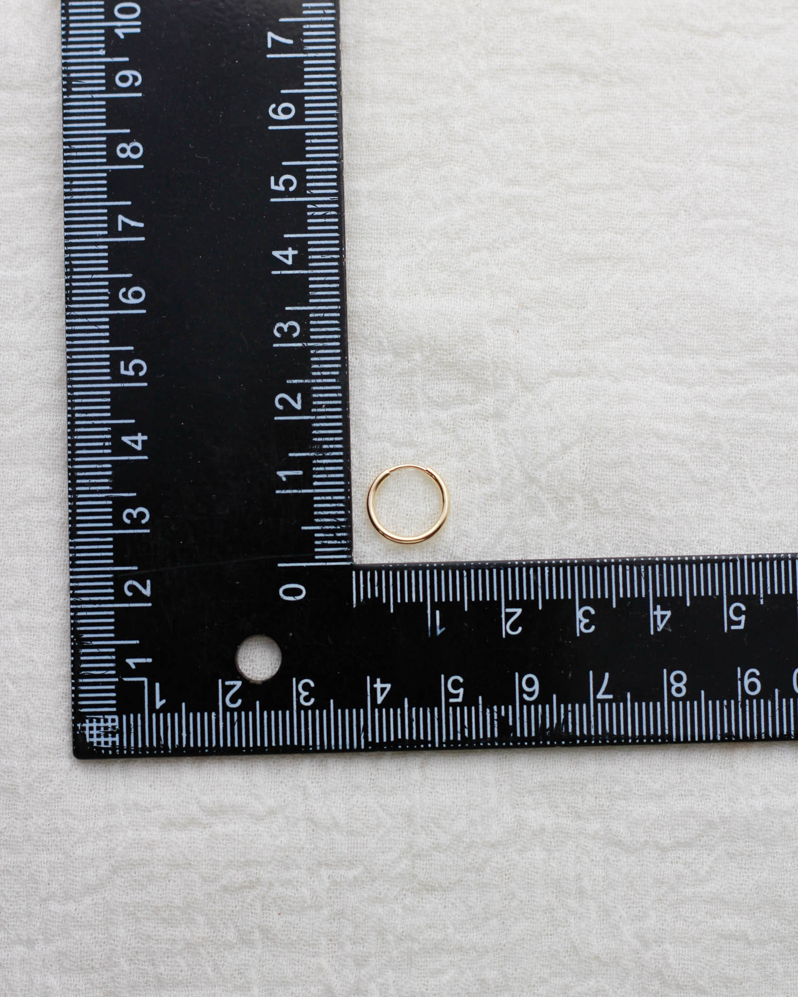 12mm Endless Hoop Earrings, E66