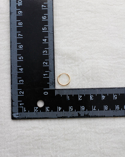12mm Endless Hoop Earrings, E66