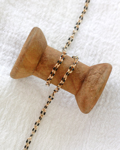 Black Enamel Chain. G81, S81