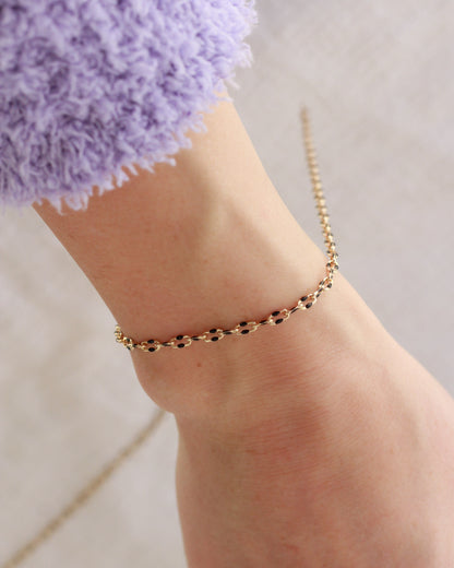 Black Enamel Chain. G81, S81