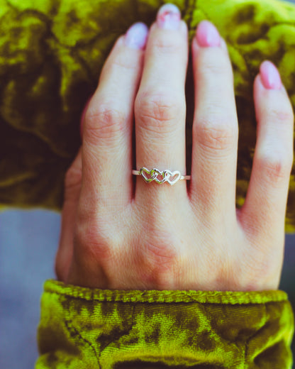 Linked Hearts Rings, R37