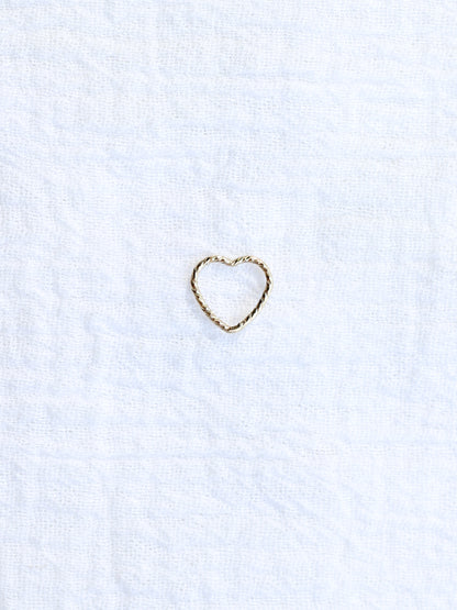 Sparkle Wire Heart Connector, CN204
