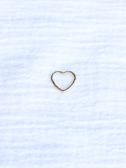 Sparkle Wire Heart Connector, CN204