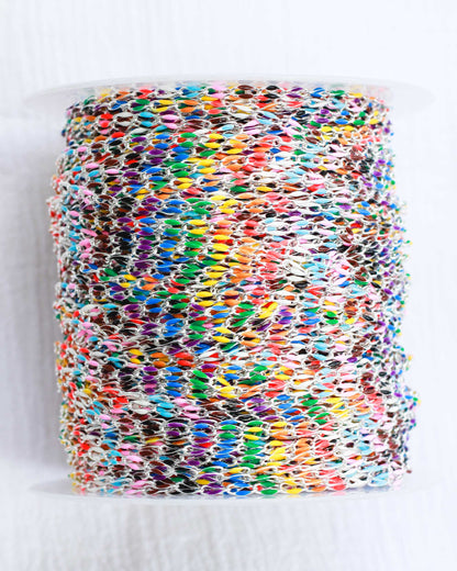 Rainbow Enamel Chain, SP106