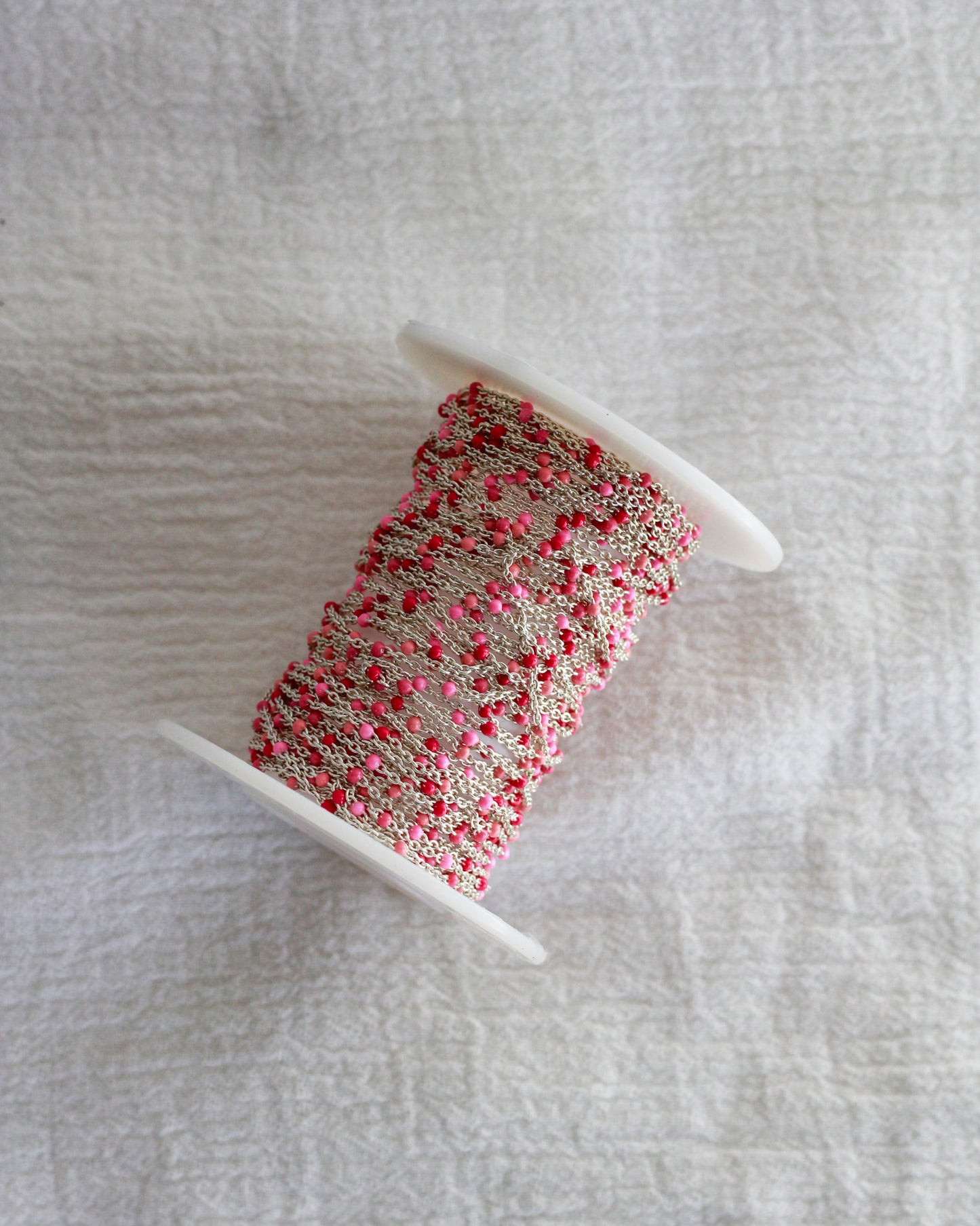 1mm Flat Cable with Pink Enamel Dots, S86