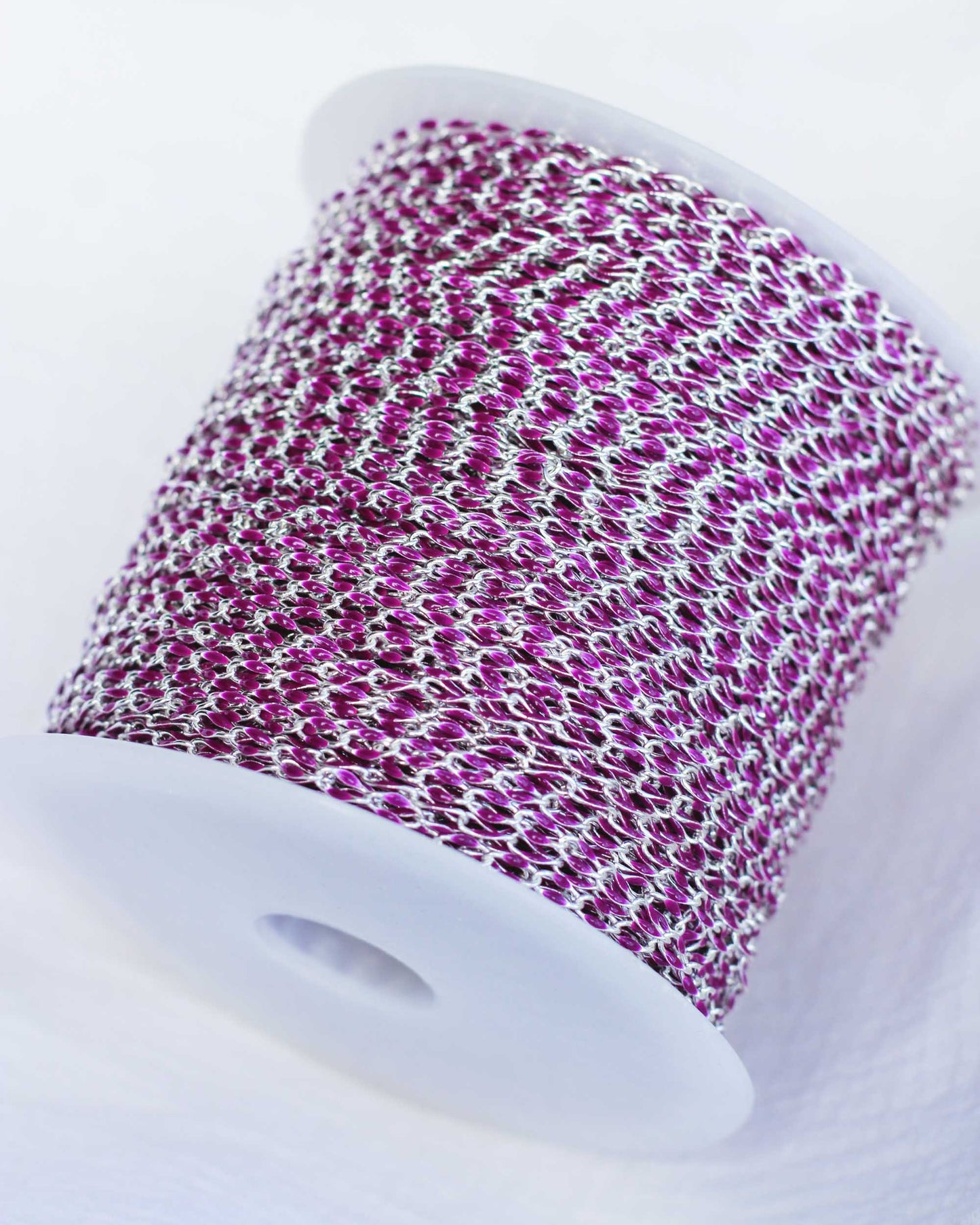 Dark Purple Enamel Chain, SP124