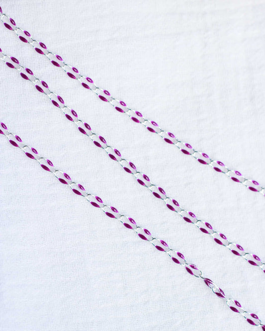 Dark Purple Enamel Chain, SP124