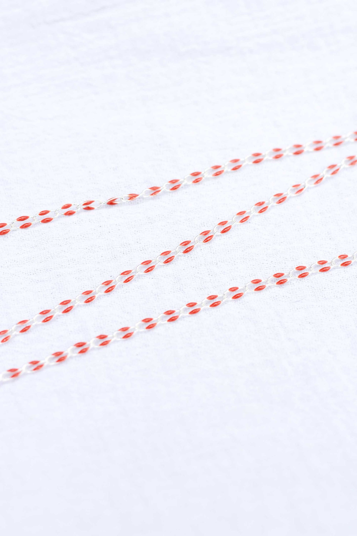 Burnt Orange Enamel Chain, SP125